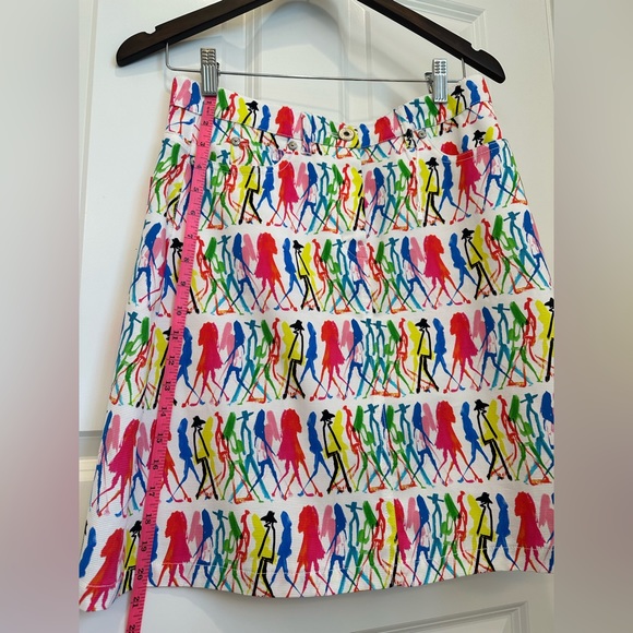 SOLD! Weekend MaxMara “Flutterflies” Collection Mini Cotton Skirt.Size: IT42 US6 - Picture 15 of 16